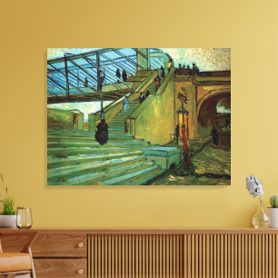 The Trinquetaille Bridge by Vincent van Gogh Canvas Print