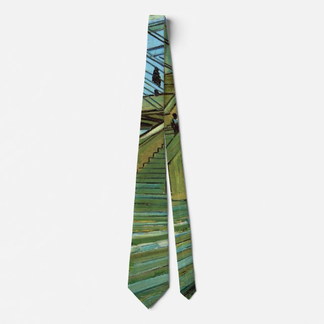 The Trinquetaille Bridge by Vincent van Gogh Tie (Front)