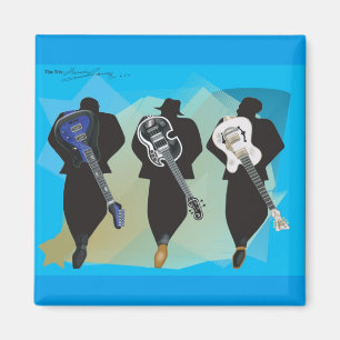 The Trio Collection-Square Magnet