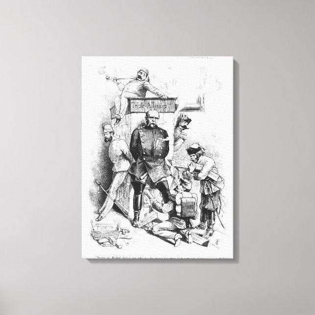 The Triple Alliance, from 'Bismarck Canvas Print (Front)