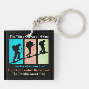 The Triple Crown of Hiking Key Ring