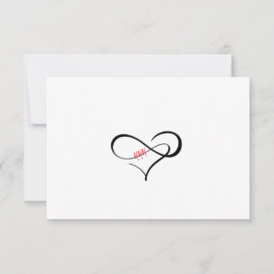 The Triple H Infinity Heart Invitation