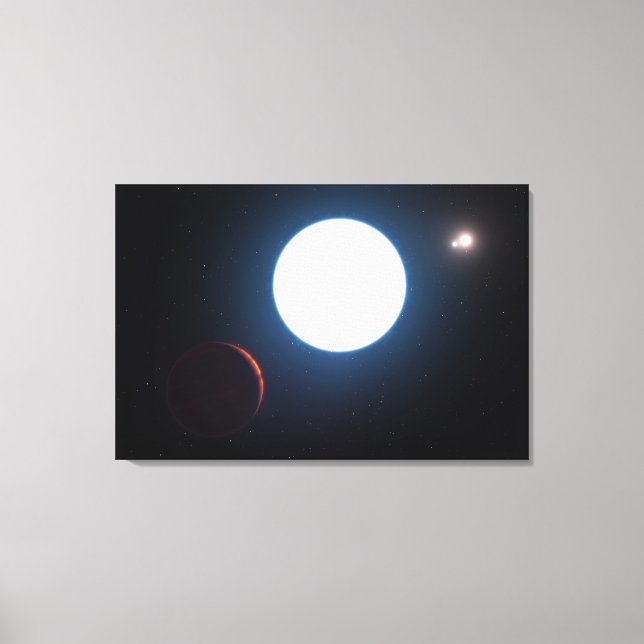 The Triple Star System Hd 131399 Canvas Print (Front)