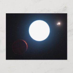 The Triple Star System Hd 131399 Postcard