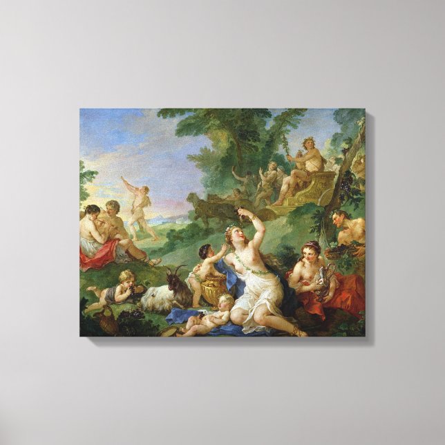 The Triumph of Bacchus Canvas Print (Front)