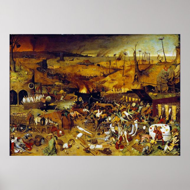 The Triumph of Death by Pieter Bruegel the Elder Poster (Front)