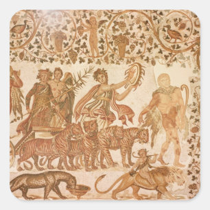 The Triumph of Dionysus Square Sticker