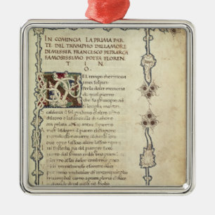 The Triumph of Love Metal Ornament
