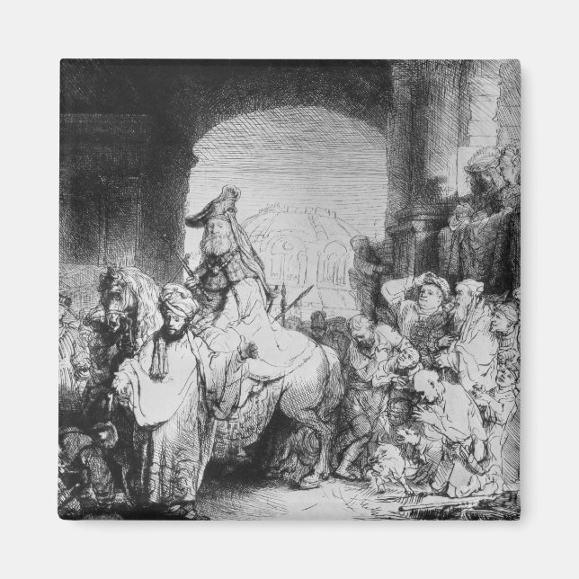 The Triumph of Mordecai, c.1640 Magnet (Front)