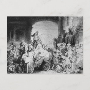 The Triumph of Mordecai, c.1640 Postcard