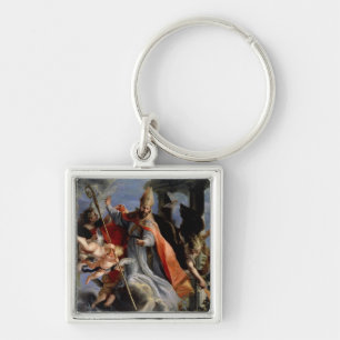 The Triumph of St. Augustine 1664 Keychain