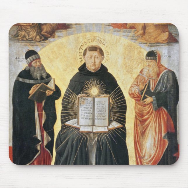 The Triumph of St. Thomas Aquinas Mouse Pad (Front)