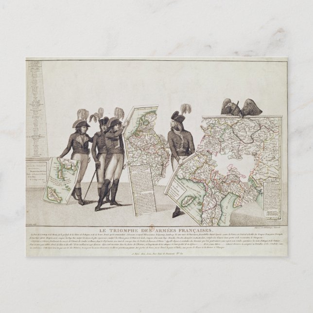 The Triumph of the French Armies Postcard (Front)