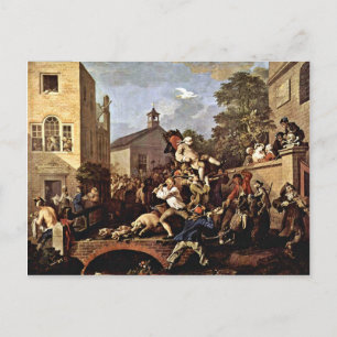 The Triumph Of The Members' By Hogarth William Postcard