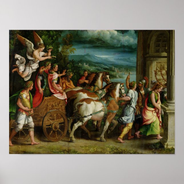 The Triumph of Titus and Vespasian, c.1537 Poster (Front)