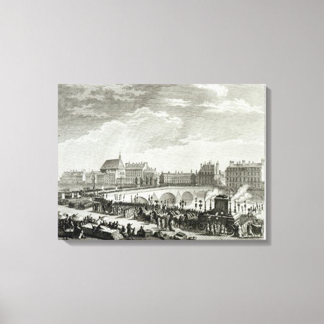 The Triumph of Voltaire Canvas Print (Front)
