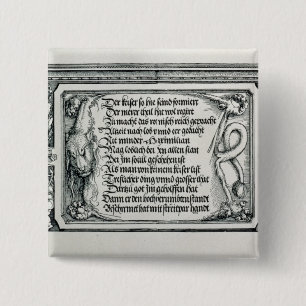 The Triumphal Arch 2 Inch Square Button