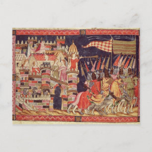 The Trojans Leaving for Battle Postcard