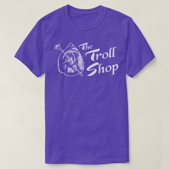 The Troll Shop Dark T-Shirt (Design Front)