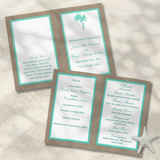 The Tropical Palm Tree Beach Wedding Collection (Creator Uploaded)