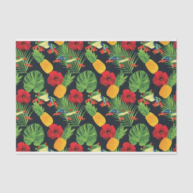 The Tropical Red Eyed Tree Frog Tissue Paper (Front)