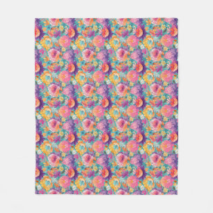 The Tropics Teach You To Go With The Flow Fleece Blanket
