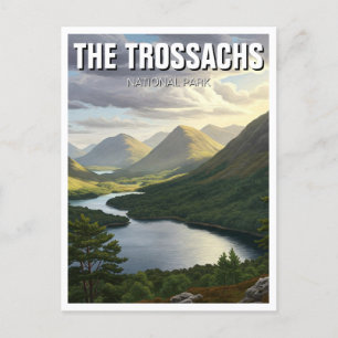 The Trossachs National Park Scotland Travel Postcard