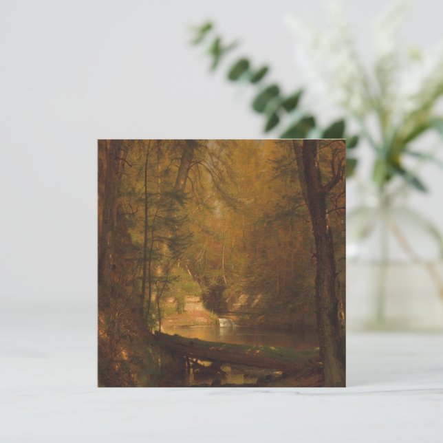 The Trout Pool (1870) Artwork - Flat Card (Standing Front)