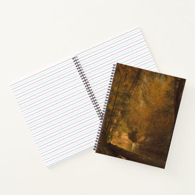 The Trout Pool (1870) Artwork - Practice Notebook (Inside)