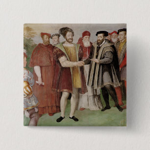 The Truce of Nice 2 Inch Square Button