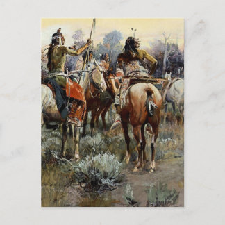 “The Truce” Western Art by Charles M Russell Postcard