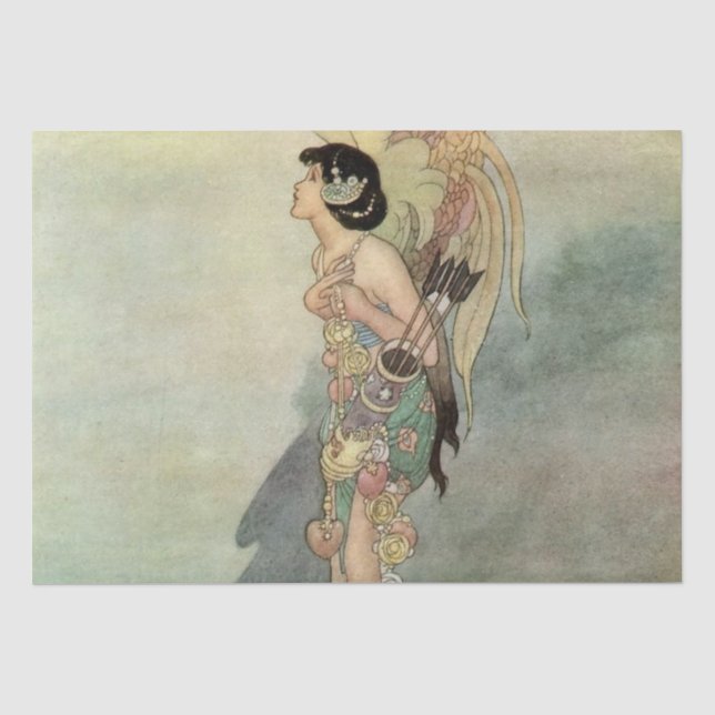 “The True Lover” by Charles Robinson Tissue Paper (Front)