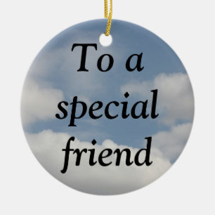 The True Meaning of Friendship (1 Corinthians 13) Ceramic Ornament