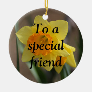 The True Meaning of Friendship (1 Corinthians 13) Ceramic Ornament