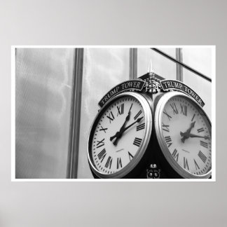 The Trump Tower Clock - NYC Poster