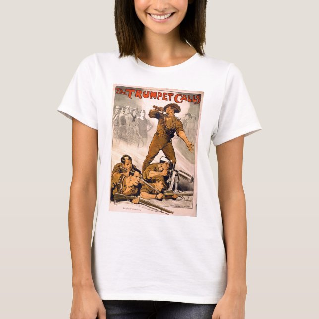 The Trumpet Calls T-Shirt (Front)