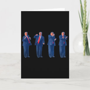 The Trumpty Dance Trump Dancing 4th Of July  Card