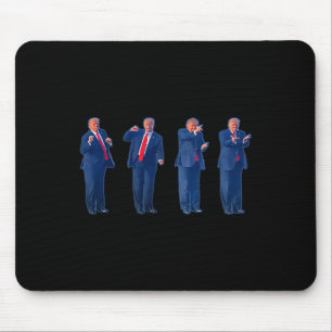 The Trumpty Dance Trump Dancing 4th Of July Mouse Pad