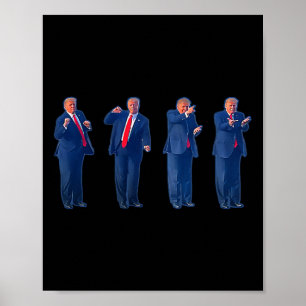 The Trumpty Dance Trump Dancing 4th Of July  Poster