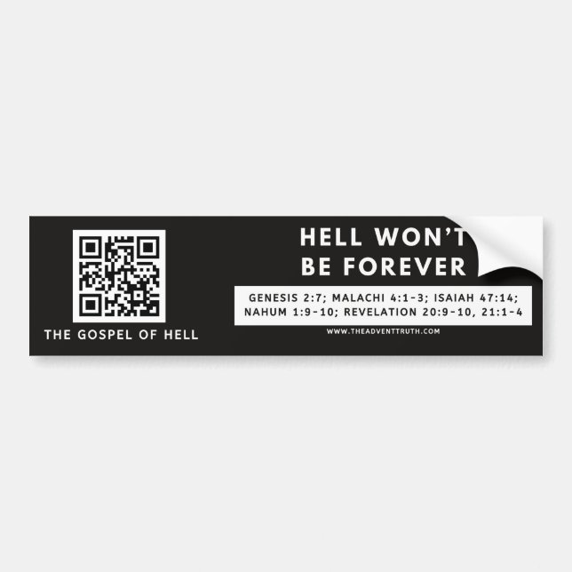 The Truth about Hellfire Bumper Sticker (Front)