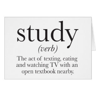 The truth about studying