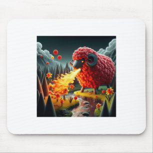 The Truth About The Welsh Dragon Sticker Mouse Pad