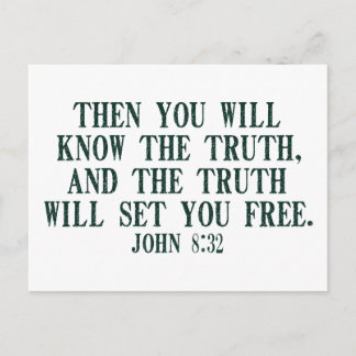 The Truth WIll Set You Free Postcard