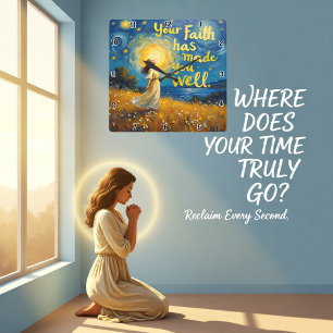 The Truth will set you free Square Wall Clock