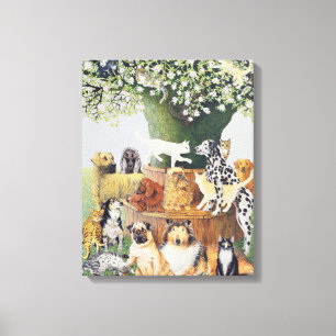 The Trysting tree Canvas Print
