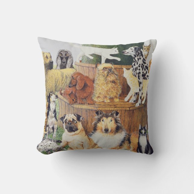 The Trysting tree Throw Pillow (Front)