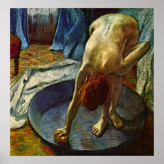 The Tub by Edgar Degas Poster