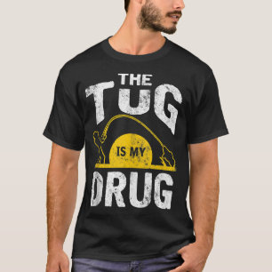 The Tug is My Drug Funny Fishing Tank Top