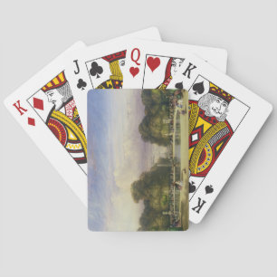 The Tuileries Gardens, with the Arc de Triomphe in Playing Cards