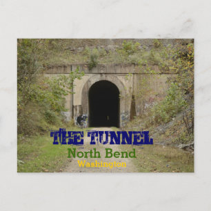 The Tunnel North Bend Washington Postcard